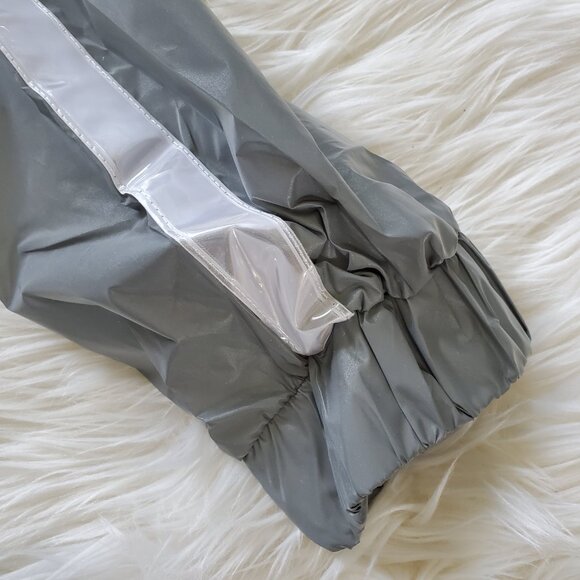 Hot & Delicious Women's Gray Reflective Hooded Tracksuit SZ S - Picture 9 of 11